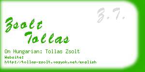 zsolt tollas business card